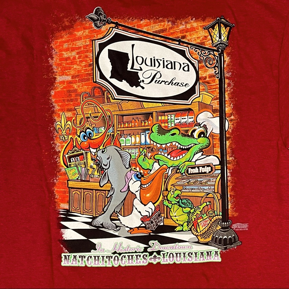 Natchitoches, Louisiana Graphic T Shirt Home of Steel Magnolias